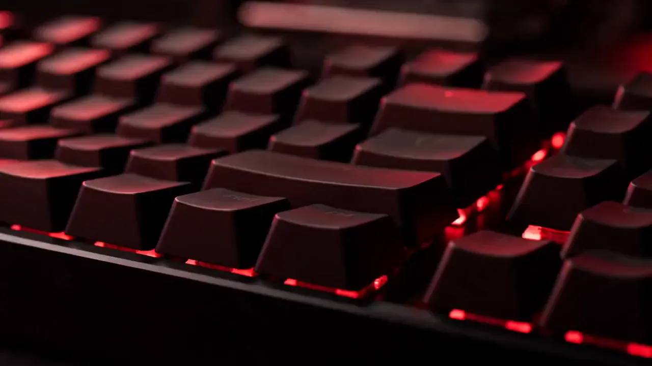 Rows of glowing gaming rigs mid-session